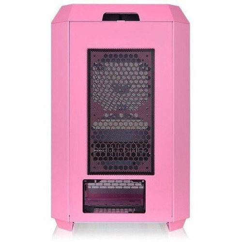 Thermaltake The Tower 300 Bubble Pink Micro Tower Chassis - Micro Tower - Bubble Pink - Tempered Glass SPCC - Micro ATX Mini ITX - 8 CA-1Y4-00SAWN-00