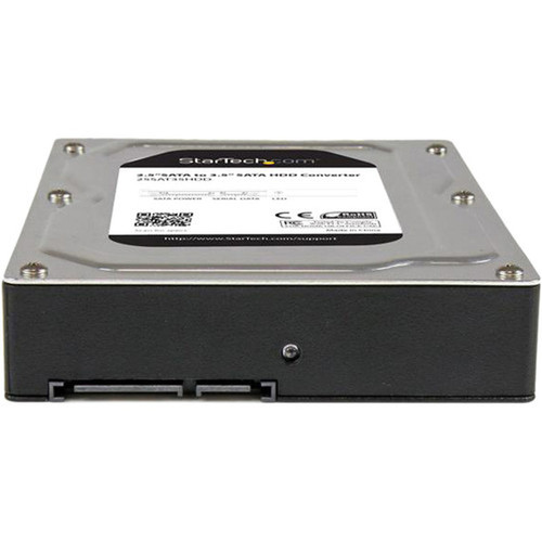 StarTechcom_25_to_35_SATA_Aluminum_Hard_Drive_Adapter_Enclosure_with_SSD__HDD_Height_up_to_125mm_-_1_x_HDD_Supported_-_1_x_SSD_25SAT35HDD