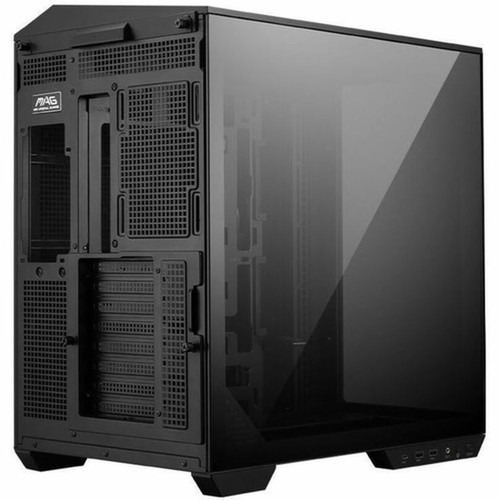 MSI MAG PANO 100L PZ Gaming Computer Case - Mid-tower - Black - Tempered Glass SPCC ABS Plastic - ATX Micro ATX Mini ITX Supported PANO100LPZ