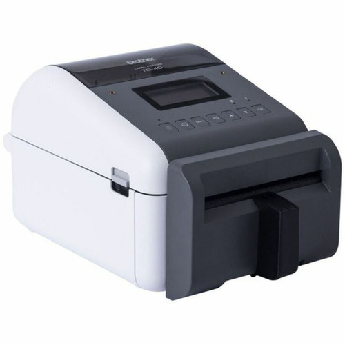 Brother TD-4550DNWBFC Desktop Direct Thermal Printer - Monochrome - Label Print - Fast Ethernet - USB - USB Host - Serial - Bluetooth TD4550DNWBFC