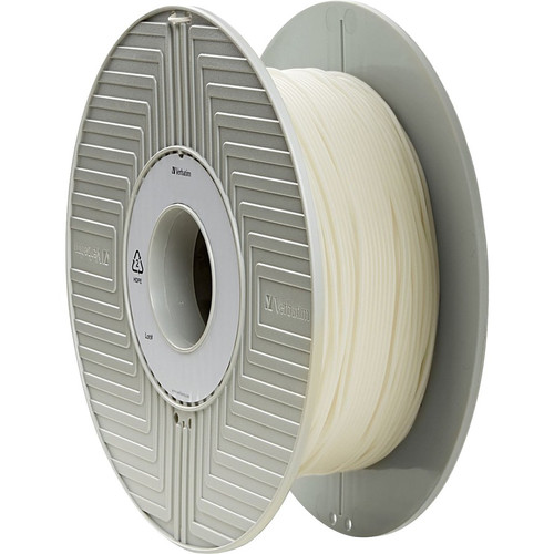Verbatim 3D Filament, Flexible, PRIMALLOY 1.75mm 500g Reel - White - White - 68.90 mil (1.75 mm) Filament - TAA Compliant (Fleet Network)