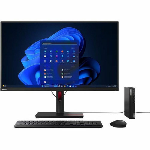 Lenovo ThinkCentre M75q Gen 5 12RQ000GUS Desktop Computer - AMD Ryzen 5 PRO 8500GE - 16 GB - 1 TB SSD - Tiny - Black - AMD PRO 600 - - 12RQ000GUS