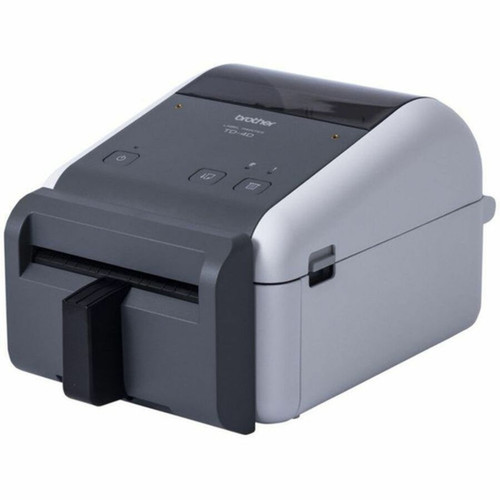 Brother TD-4420DNFC Desktop Direct Thermal Printer - Monochrome - Label Print - Fast Ethernet - USB - USB Host - Serial - With Cutter TD4420DNFC
