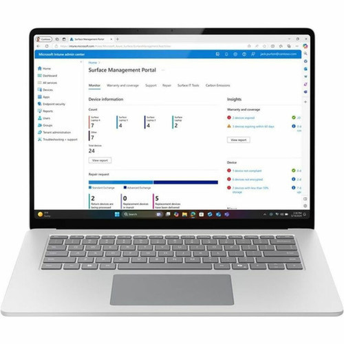 Microsoft Surface Laptop 7 15 381 mm Touchscreen Copilot PC Notebook - Qualcomm Snapdragon X Elite - 16 GB - 1 TB SSD - English - ZYU-00002