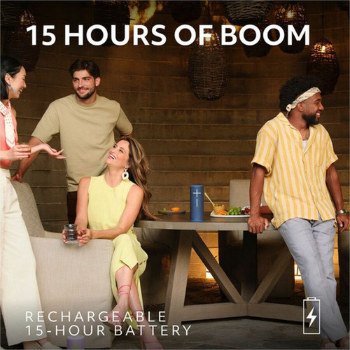 Ultimate Ears BOOM 4 Portable Bluetooth Speaker System - Raspberry Red - Battery Rechargeable 984-002004