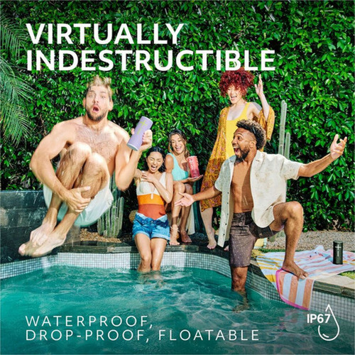 Ultimate Ears BOOM 4 Portable Bluetooth Speaker System - Raspberry Red - Battery Rechargeable 984-002004