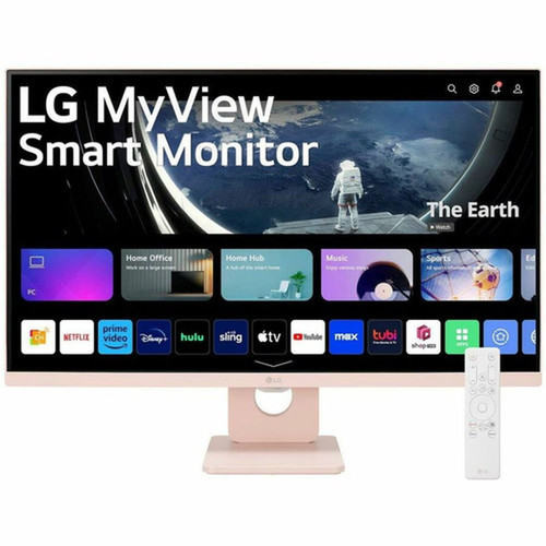 LG MyView 27SR50F-P 27 Class Full HD Smart LCD Monitor - 169 - Pink - 27 Viewable - In-plane Switching IPS Technology - 1920 x - 27SR50F-P