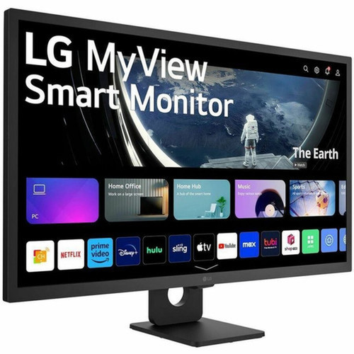 LG MyView 32SR50F-B 32 Class Full HD Smart LCD Monitor - 169 - Black - 315 Viewable - In-plane Switching IPS Technology - 1920 x 32SR50F-B