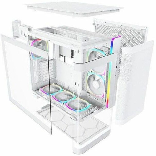 MONTECH KING 95 PRO Quality Meets Innovation in Style - Mid-tower - Black - Tempered Glass Mesh SPCC - ATX Micro ATX Mini ITX - 6 KING 95 PRO B