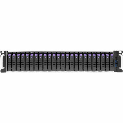 AIC SB201-HK Barebone System - 2U Rack-mountable - Socket LGA-4677 - 2 x Processor Support - Intel C741 Chip - DDR5 SDRAM Maximum RAM XP1-S201HK01