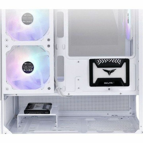Thermaltake View 170 TG ARGB Snow Micro Chassis - Micro Tower - Snow - SPCC Tempered Glass - Mini ITX Micro ATX Motherboard - 8 x - CA-1Z4-00M6WN-00