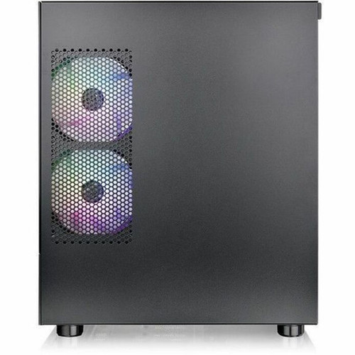 Thermaltake View 170 TG ARGB Micro Chassis - Micro Tower - Black - SPCC Tempered Glass - Mini ITX Micro ATX Motherboard Supported - CA-1Z4-00M1WN-00