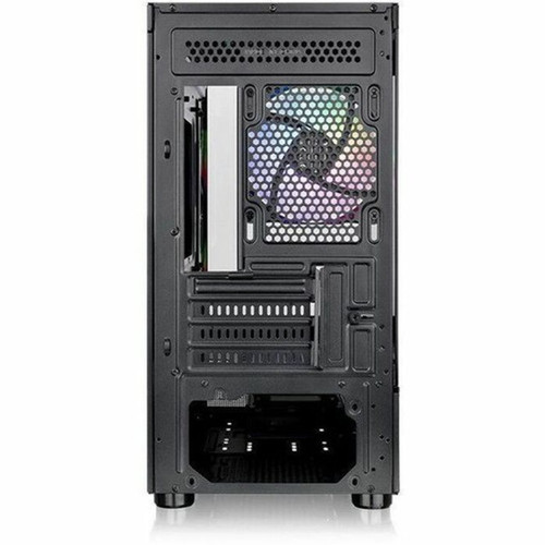 Thermaltake View 170 TG ARGB Micro Chassis - Micro Tower - Black - SPCC Tempered Glass - Mini ITX Micro ATX Motherboard Supported - CA-1Z4-00M1WN-00