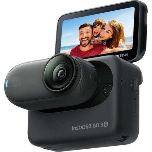 Insta360 3S Digital Camcorder - 22 5588 mm Touchscreen - High Dynamic Range HDR - 4K - Midnight Black - 169 - MP4 H264 - USB CINSAATAGO3S13