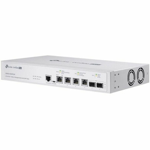 TP-Link S5500-4XHPP2XF Omada Pro 4-Port PoE 10GE L2 Managed Switch with 2 SFP Slots - 4 Ports - Manageable - 10 Gigabit Ethernet - S5500-4XHPP2XF