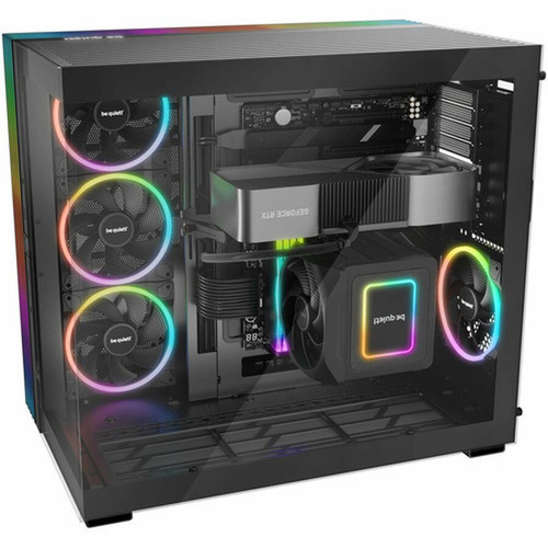 be quiet Light Base 900 DX Black - Black - Glass Steel Acrylonitrile Butadiene Styrene ABS - EATX XL-ATX ATX Micro ATX Mini - BGW69
