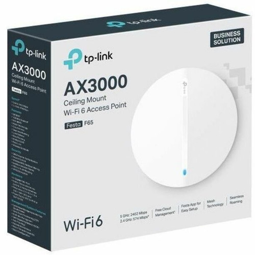 TP-Link Festa F65 Dual Band IEEE 80211 abgnacax 3 Gbits Wireless Access Point - 240 GHz 5 GHz - MIMO Technology - Multi User FESTA F65