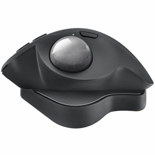 Logitech MX Ergo S Plus Mouse - Optical - Wireless - 3281 ft 10000 mm - Bluetooth - 240 GHz - Rechargeable - Graphite - USB - 2048 910-007247