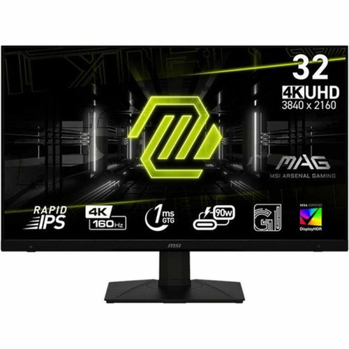 MSI MAG 322UPF 32 Class 4K UHD Gaming LCD Monitor - 169 - Black - 315 Viewable - Rapid IPS - 3840 x 2160 - 107 Billion Colors - - MAG322UPF