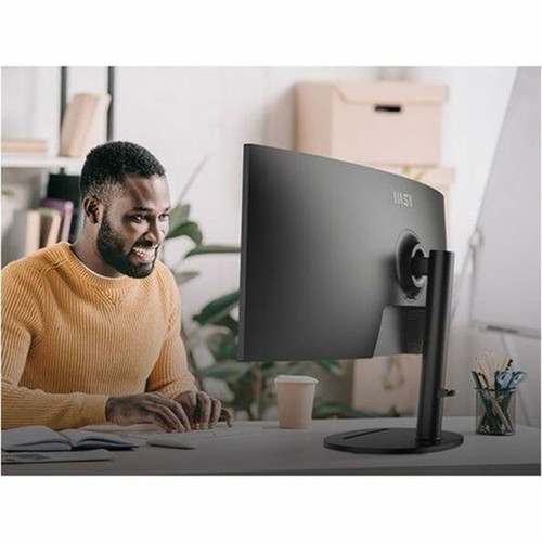 MSI Modern MD342CQP 34 Class UW-QHD Curved Screen LCD Monitor - 219 - Black White - 34 Viewable - Vertical Alignment VA - 3440 x MODERNMD342CQP
