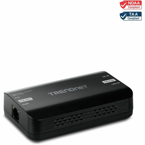 TRENDnet 10G PoE Injector - 1 x 10 Gigabit Ethernet Input Ports - 1 x PoE Output Ports - 90 W TPE-318GI
