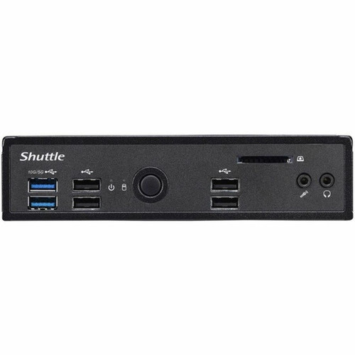 Shuttle XPC slim DS20UV2 Barebone System - Slim PC - Socket BGA-1528 - 1 x Processor Support - Celeron 5205U 190 GHz Dual-core 2 - - DS20UV2