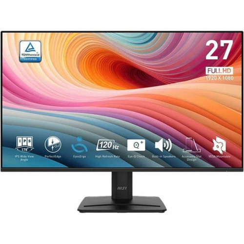 MSI Pro PRO MP275 E2 27 Class Full HD LCD Monitor - 169 - Matte Black - 27 Viewable - In-plane Switching IPS Technology - 1920 x PROMP275E2