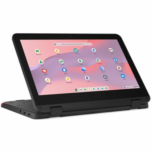 Lenovo 500e Chromebook Gen 4s 83L40001US 116 Touchscreen Convertible 2 in 1 Chromebook - HD - Intel N-Series N100 - 8 GB - 64 GB - - 83L40001US