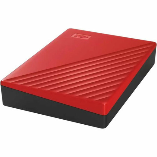WD My Passport WDBR9S0060BRD-WESN 6 TB Portable Hard Drive - External - Red - USB 32 Gen 1 Micro-B USB 20 - 256-bit AES Standard WDBR9S0060BRD-WESN