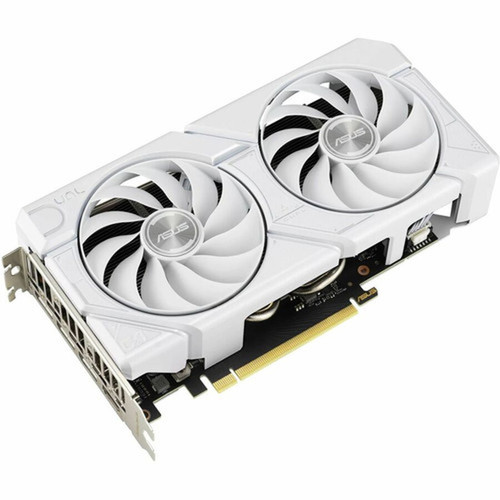 Asus NVIDIA GeForce RTX 4060 Graphic Card - 8 GB GDDR6 - 7680 x 4320 - 254 GHz Boost Clock - 128 bit Bus Width - PCI Express 40 - - DUAL-RTX4060-O8G-EVO-WHIT