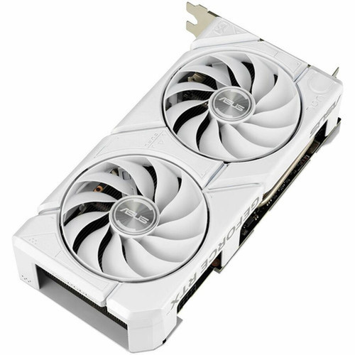 Asus NVIDIA GeForce RTX 4060 Graphic Card - 8 GB GDDR6 - 7680 x 4320 - 254 GHz Boost Clock - 128 bit Bus Width - PCI Express 40 - - DUAL-RTX4060-O8G-EVO-WHIT