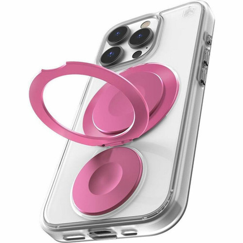 STM Goods Roll Case for iPhone 16 Series - For Apple iPhone 16 Pro Smartphone - Clear Pink - Drop Resistant Impact Absorbing Impact STM-322-451FF-04