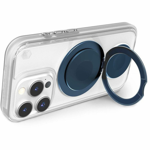 STM Goods Roll Case for iPhone 16 Series - For Apple iPhone 16 Pro Smartphone - Clear Blue - Drop Resistant Impact Absorbing Impact STM-322-451FF-03