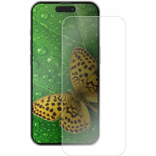 STM Goods EcoGlass For iPhone 16 Series Clear - For OLED iPhone 16 Plus - Shatter Proof Crack Resistant Fingerprint Resistant - 9H STM-333-453FG-01