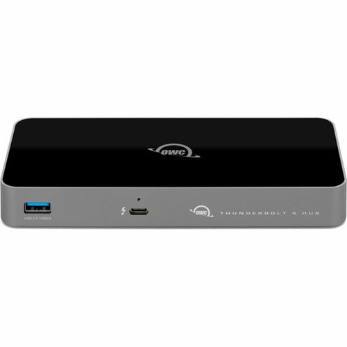 OWC Thunderbolt 5 Hub With 5 Ports - Thunderbolt 5 Up To 80Gbs Data 120Gbs Video Stream - 1x Thunderbolt 5 Host With Up To 140W - OWCTB5HUB5P