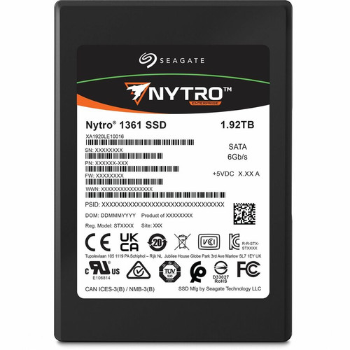 Seagate Nytro 1361 1.92 TB 2.5 Inch Internal SATA Read Intensive Solid State Drive For Server And Data Center XA1920LE10016