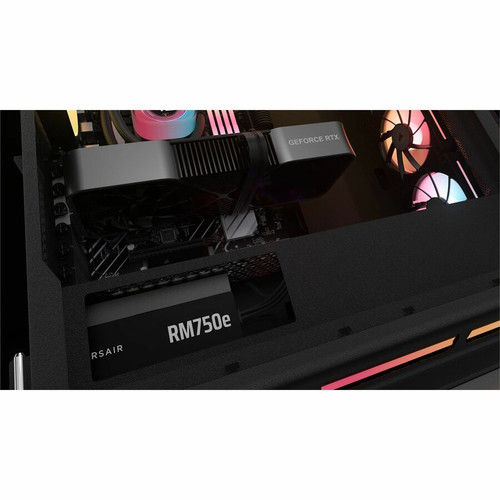 Corsair CP-9020295-NA RMe Series RM750e Fully Modular ATX Power Supply - 750W - 80 Plus Gold - Low-Noise - 7-Year Warranty