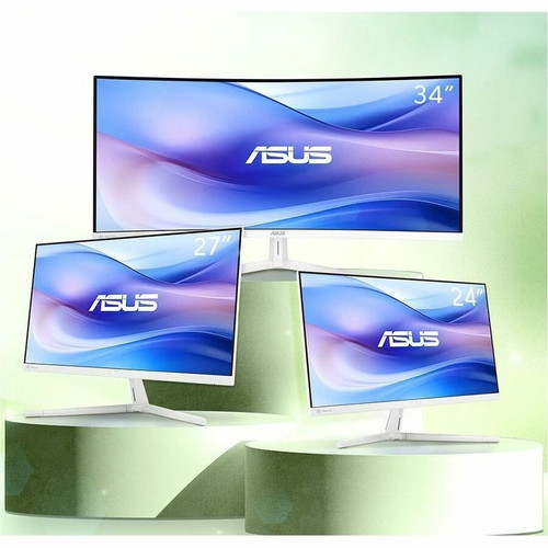 Asus VU249HFI-W 24" Class Full HD LED Monitor - 16:9 - White - 23.8" Viewable - In-plane Switching (IPS) Technology - LED Backlight - (VU249HFI-W)