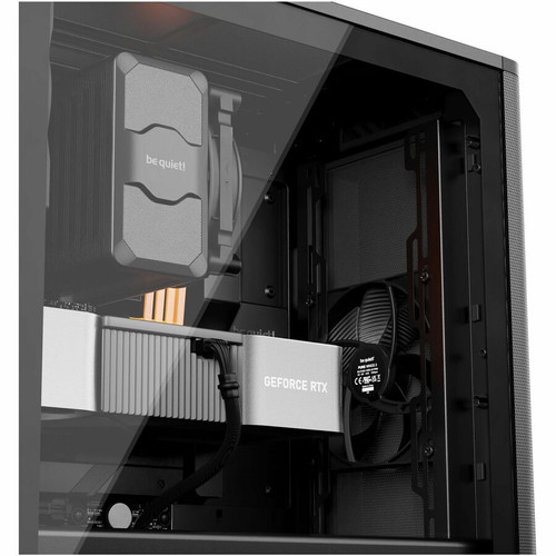 Be Quiet Pure Base 501 Airflow Window Black Midi Tower Steel ABS Tempered Glass 2 Fan Installed Acrylonitrile Butadiene Styrene BGW74