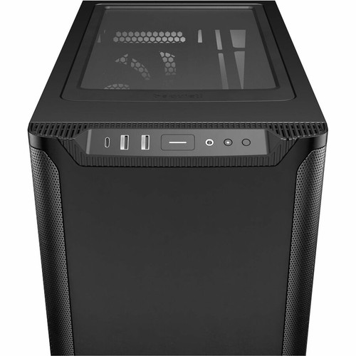 Be Quiet Pure Base 501 Black Midi Tower Steel ABS 2 X Fan S Installed ATX Acrylonitrile Butadiene Styrene BG073