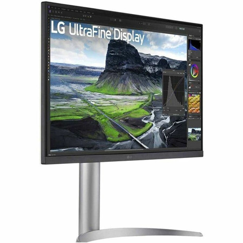 LG UltraFine 27UQ850V-W 27" Class 4K UHD LED Monitor - 16:9 - Textured Black - 27" Viewable - In-plane Switching (IPS) Black - LED - x (Fleet Network)