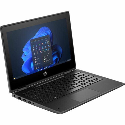 HP B6LD3UT#ABL Fortis Flip G1i 11.6" HD Touchscreen 2-in-1 Notebook - Intel N250 Quad-core - 8GB LPDDR5 - 256GB SSD - Windows 11 Pro - Jet Black