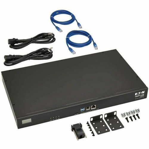Tripp Lite series B098-016 16-Port Serial Console Server - Twisted Pair - 2 Total Expansion Slot(s) - 2 x Network (RJ-45) - 2 x USB - (B098-016)
