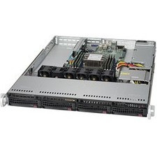 Supermicro SuperServer 5019P-WT Server Barebone System - 1U Rack-mountable - Socket P LGA-3647 - 1 x Processor Support - Intel C622 - (Fleet Network)