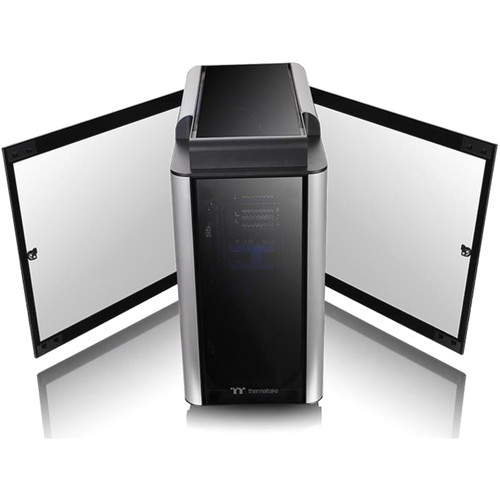 Thermaltake Level 20 GT Full Tower Chassis - Full-tower - Black - SPCC, Tempered Glass - 7 x Bay - Mini ITX, Micro ATX, ATX, EATX - 9 (CA-1K9-00F1WN-00)