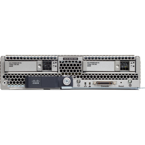 Cisco HX-B200-M5-U UCS B200 M5 Barebone System - Blade Server - 2x Xeon Processor Support - 3TB DDR4-2666 RAM - 24 DIMM Slots