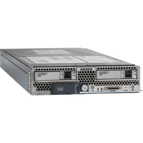 Cisco HX-B200-M5-U UCS B200 M5 Barebone System - Blade Server - 2x Xeon Processor Support - 3TB DDR4-2666 RAM - 24 DIMM Slots