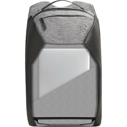 STM Goods Myth Carrying Case (Backpack) for 15" to 16" Apple MacBook Pro - Granite Black - Impact Resistant, Bump Resistant, Moisture (STM-117-187P-01)