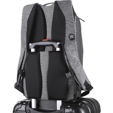 STM Goods Myth Carrying Case (Backpack) for 15" to 16" Apple MacBook Pro - Granite Black - Impact Resistant, Bump Resistant, Moisture (STM-117-187P-01)
