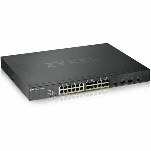ZYXEL 24-port GbE Smart Managed PoE Switch with 4 SFP+ Uplink - 24 Ports - Manageable - 2 Layer Supported - Modular - 471 W Power - - (Fleet Network)